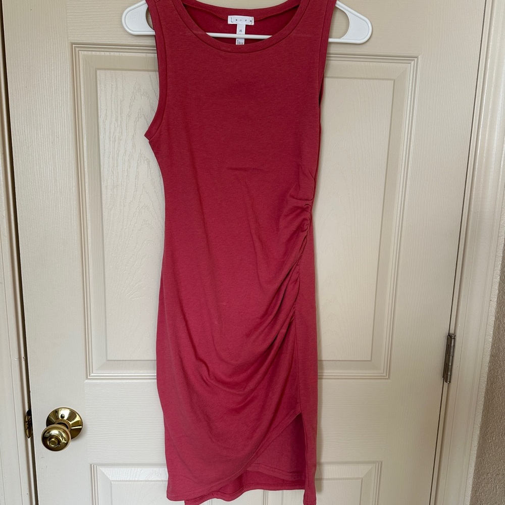 Nordstrom Leith Side Ruched Tank Dress